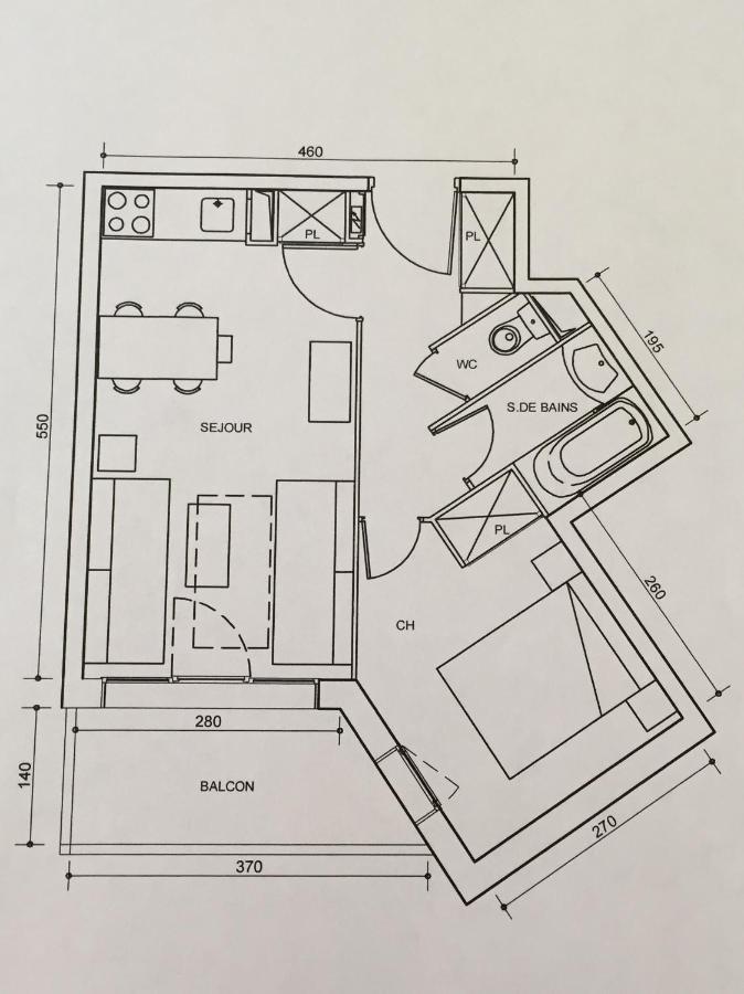 Appartement Vars Vars  Eksteriør billede